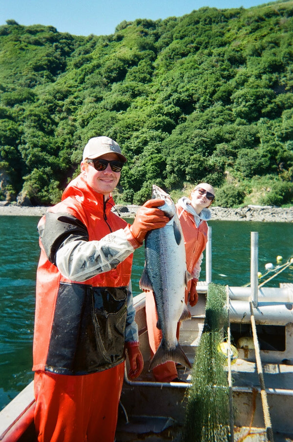 Wild salmon harvested in Alaska.